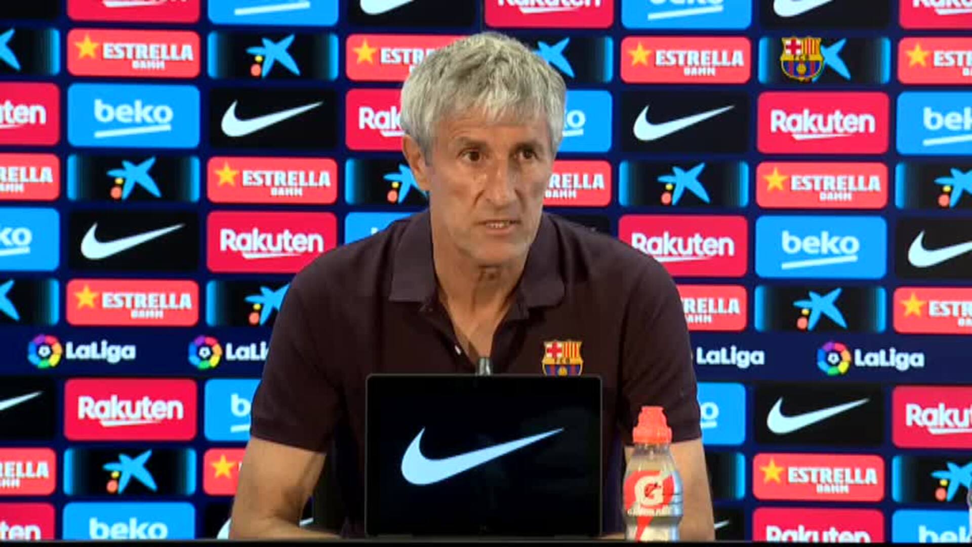 Setién sobre el Madrid: &quot;Confío en que en algún momento se equivoquen&quot;