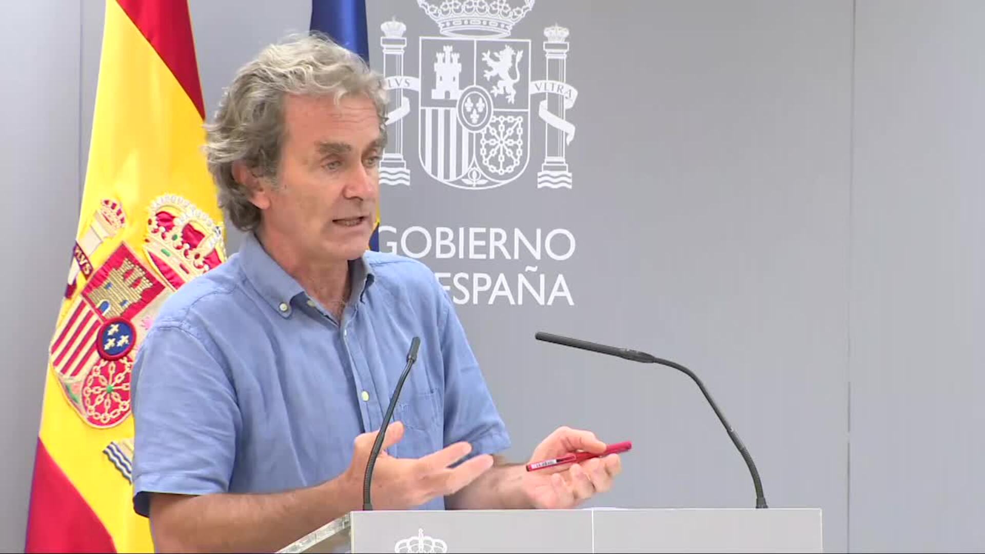 Simón defiende que España está en una &quot;subida suave&quot;