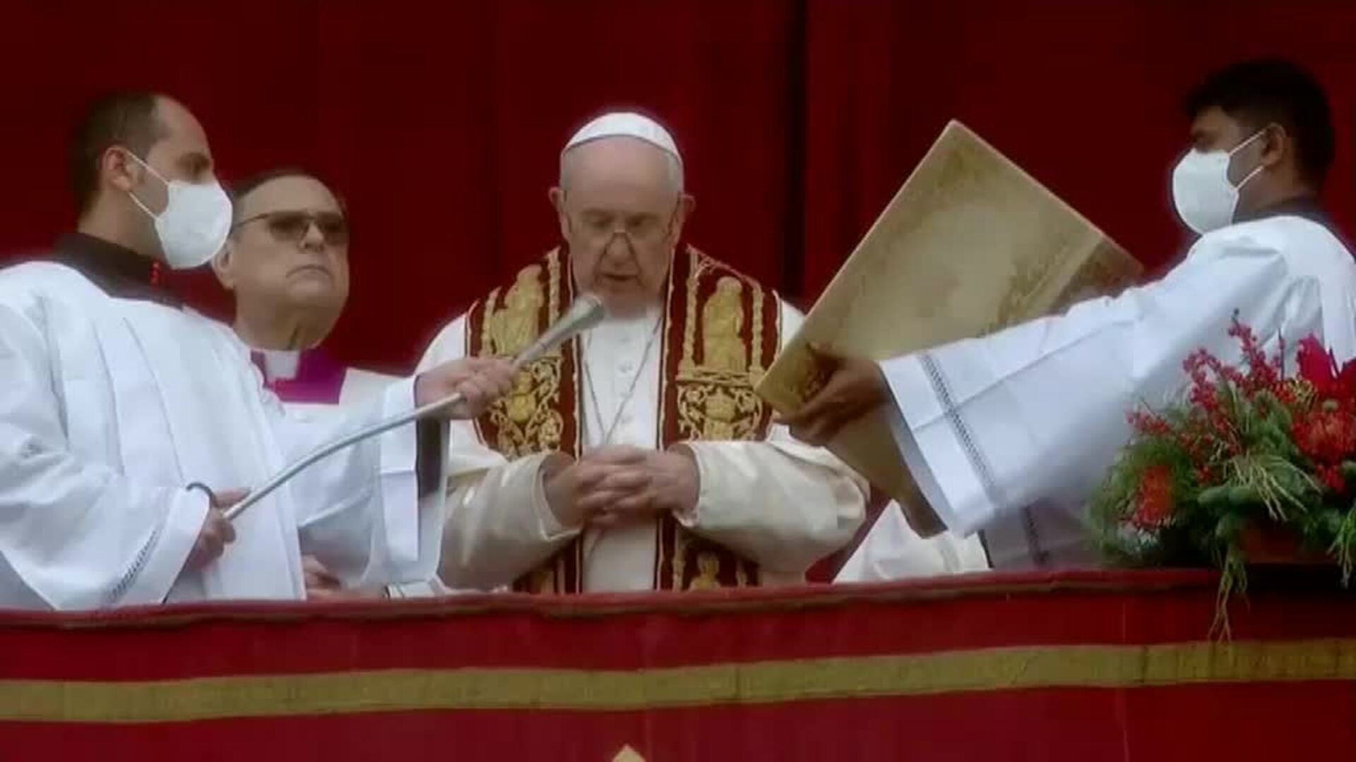 El Papa Francisco ofrece la tradicional bendición &#039;Urbi et Orbi&#039;