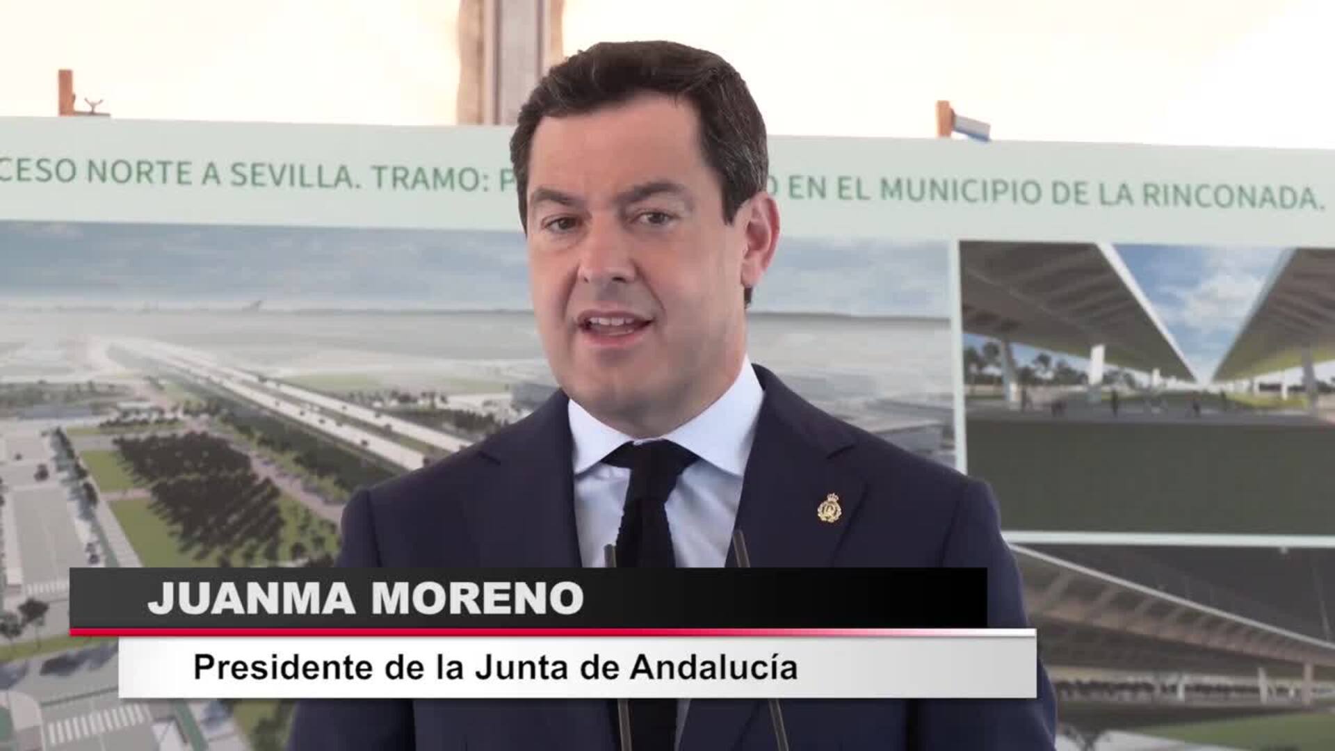 Comienza la obra del viaducto del Acceso Norte a Sevilla