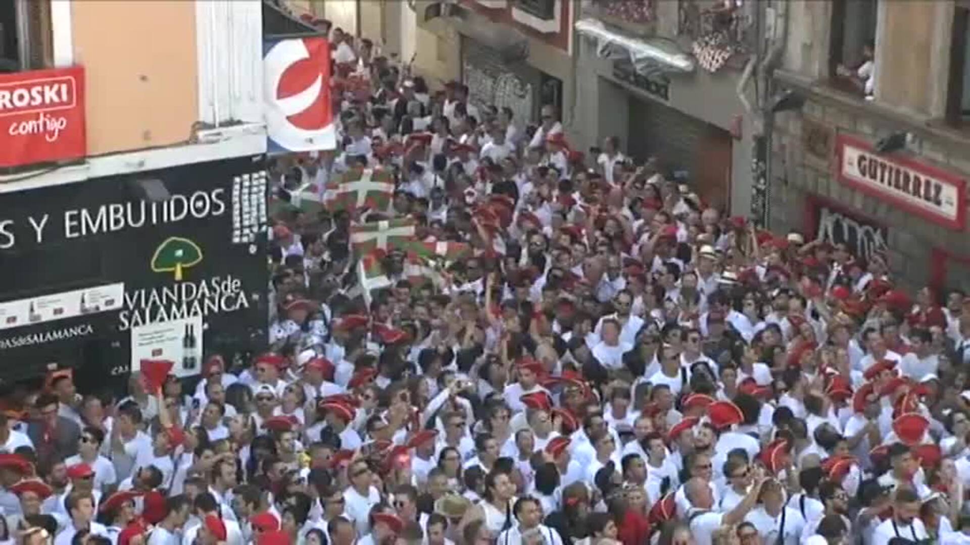 Pamplona comienza los preparativos de San Fermín
