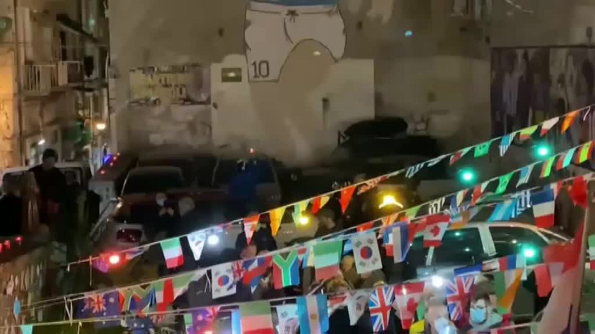 El emotivo adiós de la ciudad de Nápoles a Maradona