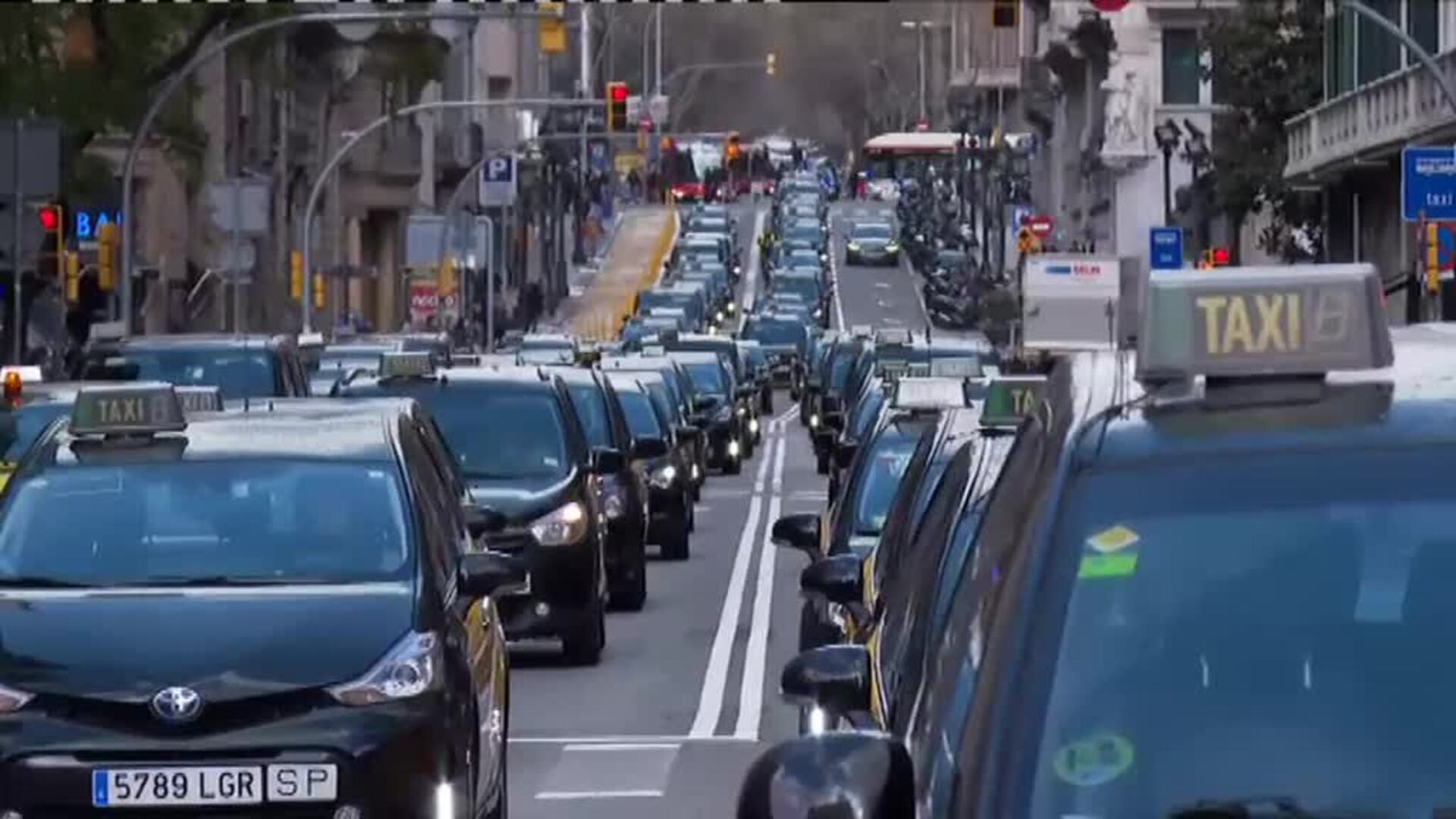 Nueva guerra del taxi en Barcelona