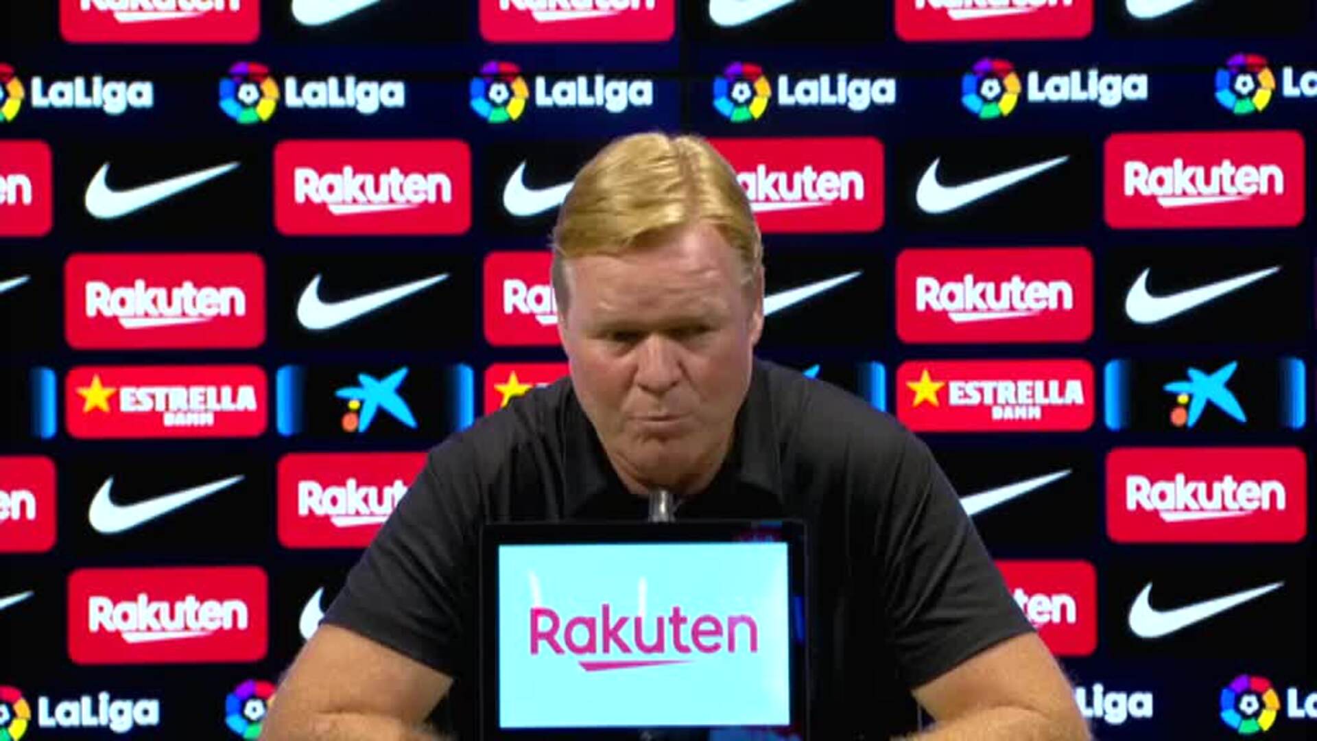 Ronald Koeman: &quot;Hemos sabido sufrir, psicológicamente, es un gran paso&quot;