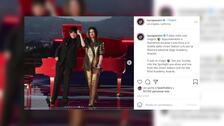 Así fue el vestido de Laura Pausini para su actuación en la gala de los Premios Oscar