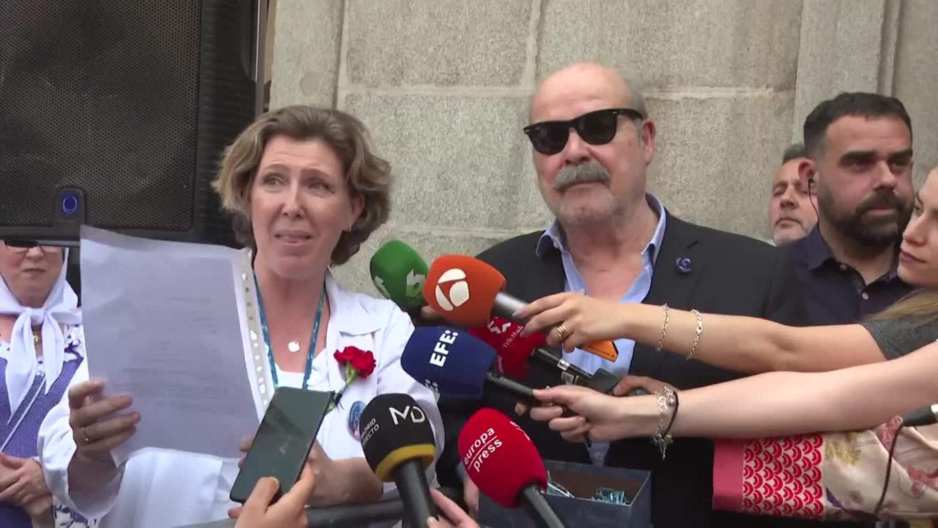 El actor Antonio Resines, &#039;fonendo de oro&#039; de los médicos de la Comunidad de Madrid