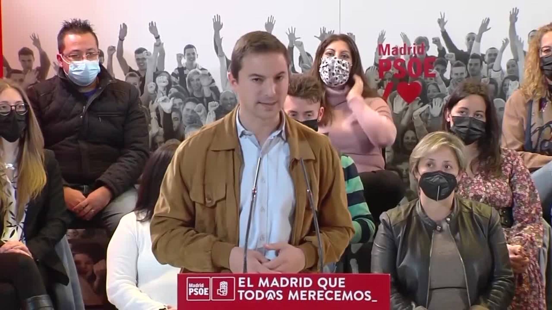 Lobato critica que Ayuso utilice una &quot;crisis internacional&quot; para &quot;filtrar&quot; más información