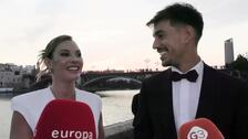 ¡Por fin sonríe! Luitingo asegura que "todo pasa" y que el trato con Jessica Bueno es "cordial"