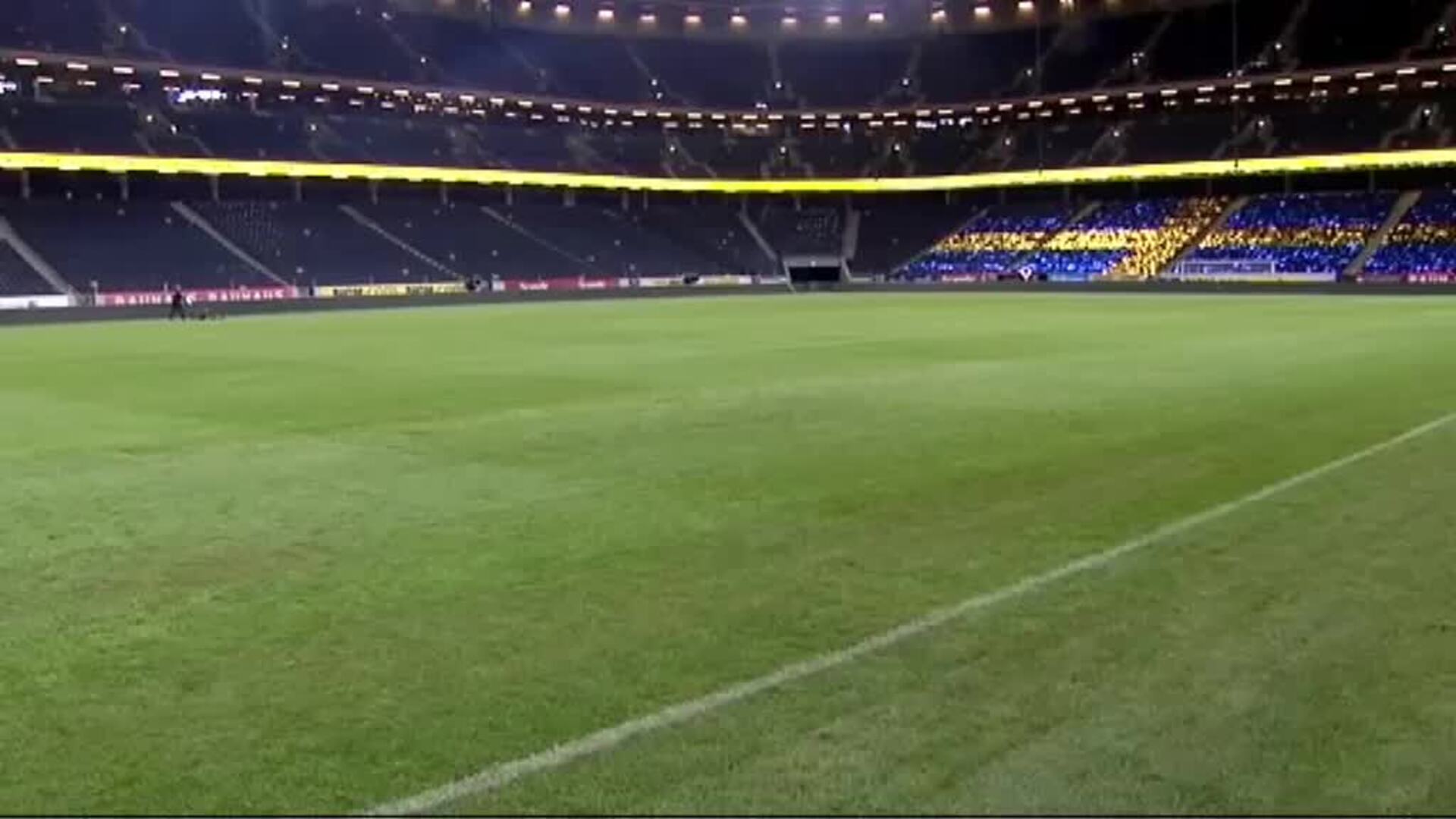 La selección ultima los detalles del partido contra Suecia