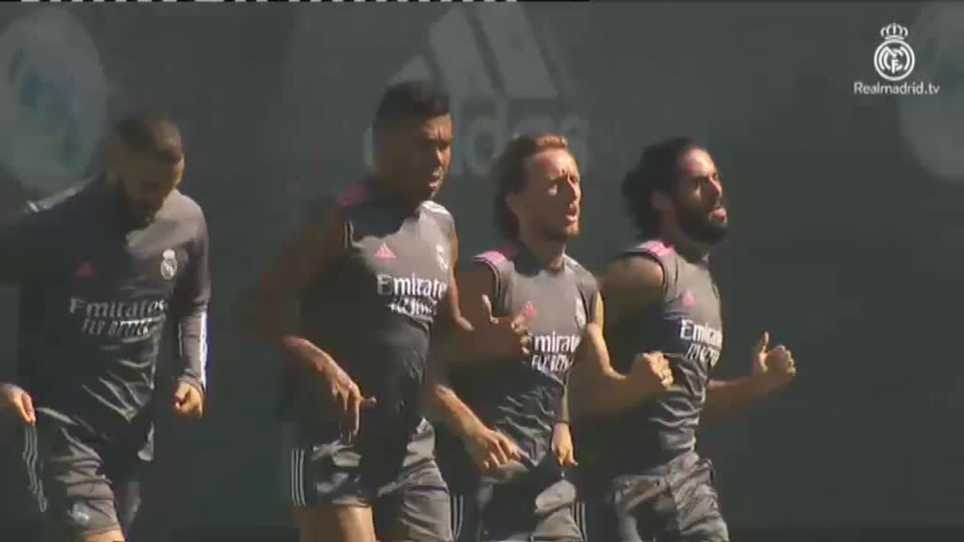 Trabajo de resistencia y con balón para cerrar la semana en el Real Madrid