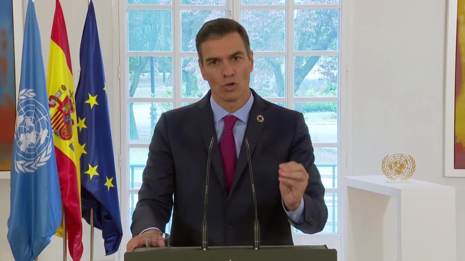 Sánchez apela a la unidad en su discurso ante la ONU