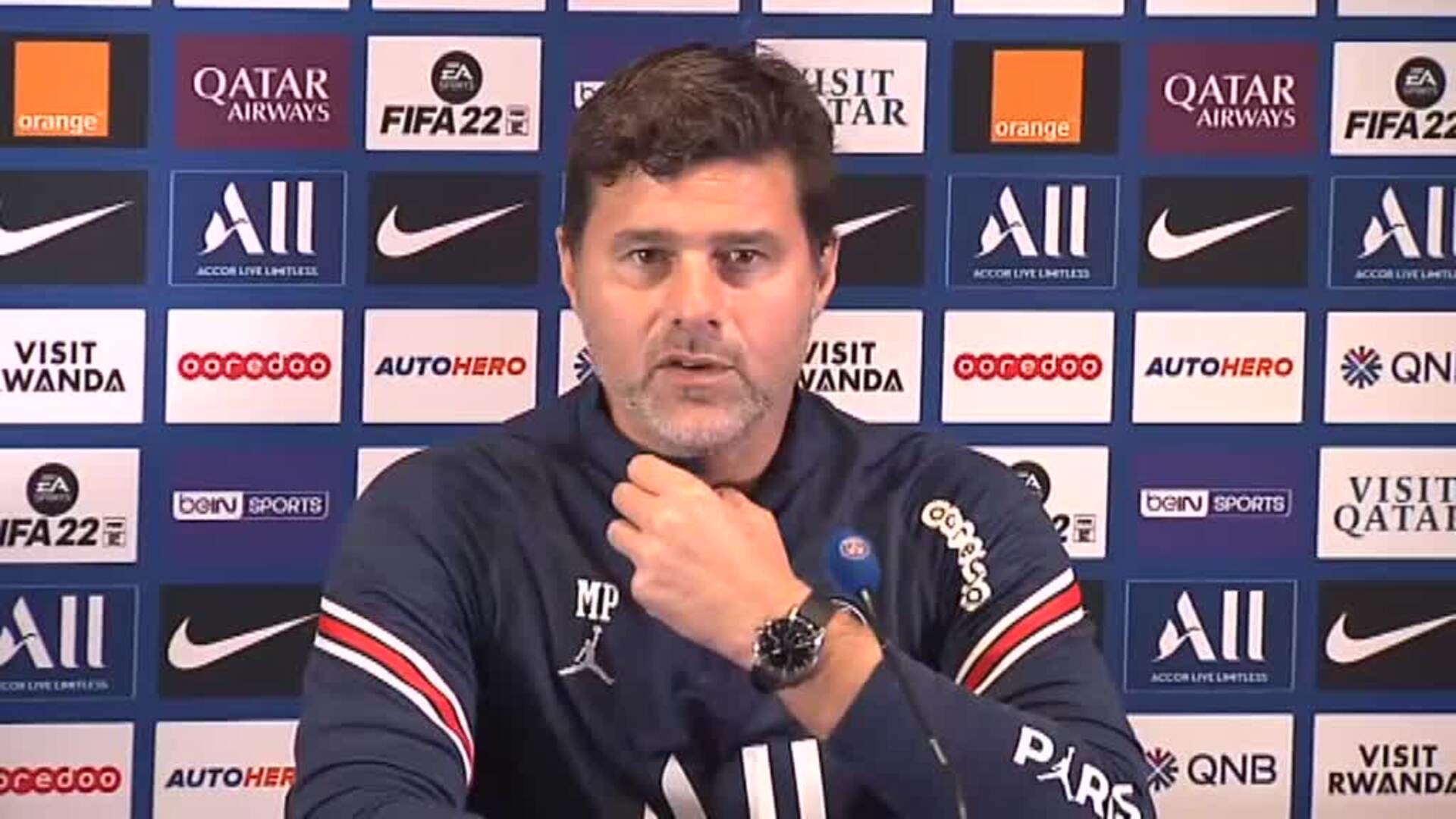 Pochettino sobre Messi: &quot;La conexión fue muy rápida, hay muy buen feeling en el vestuario&quot;