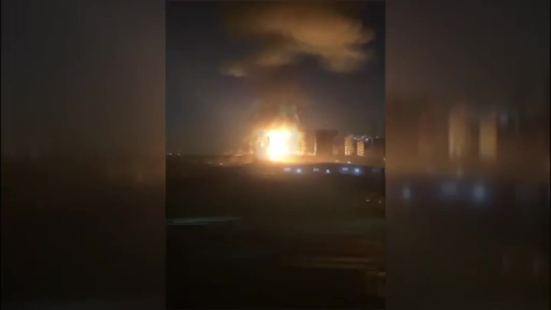Explosión y posterior incendio en el complejo petroquímico de Tarragona