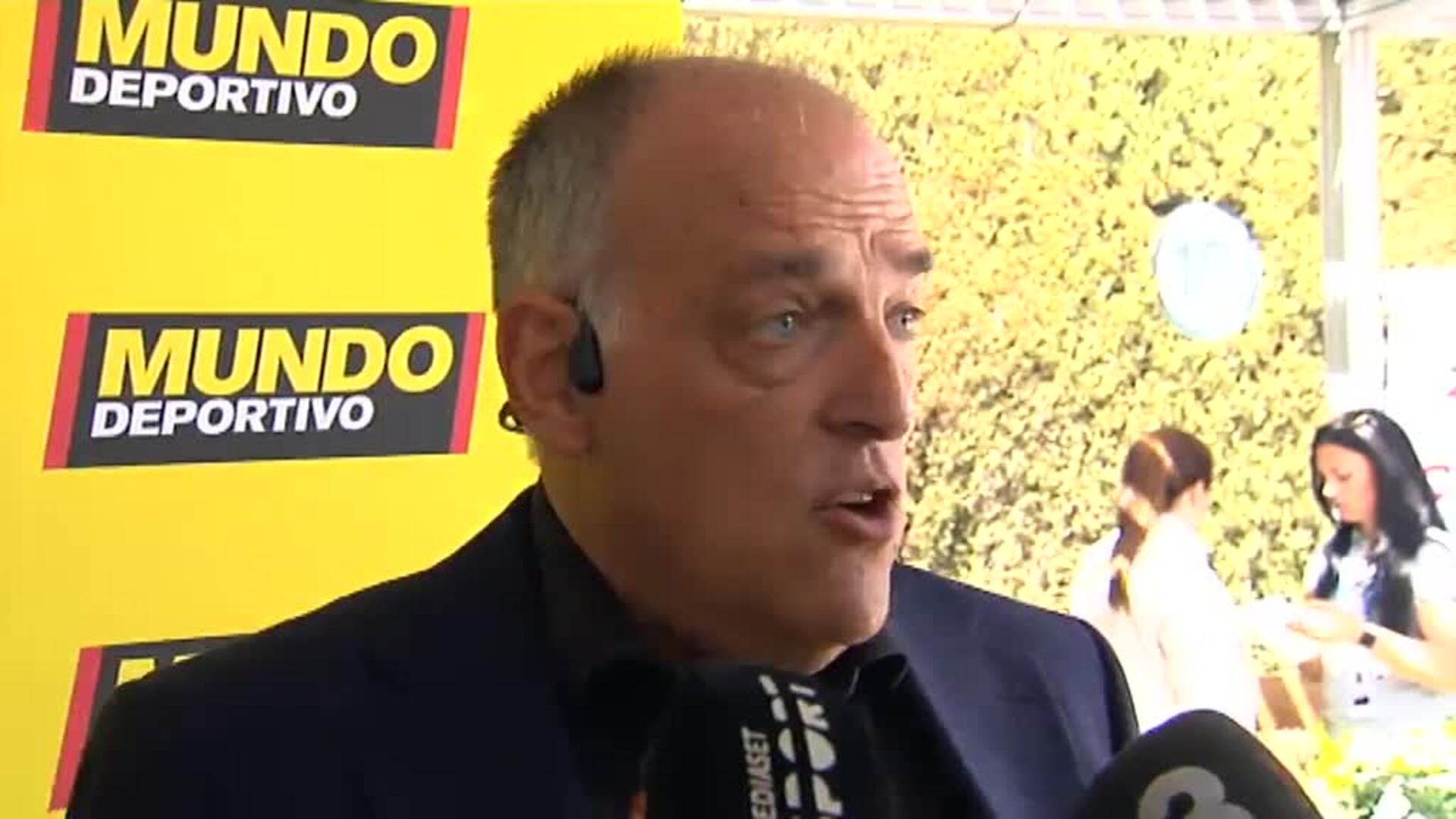 Tebas sobre los audios de Rubiales y Piqué: &quot;Hasta que los implicados no den su opinión, no voy a decir nada&quot;