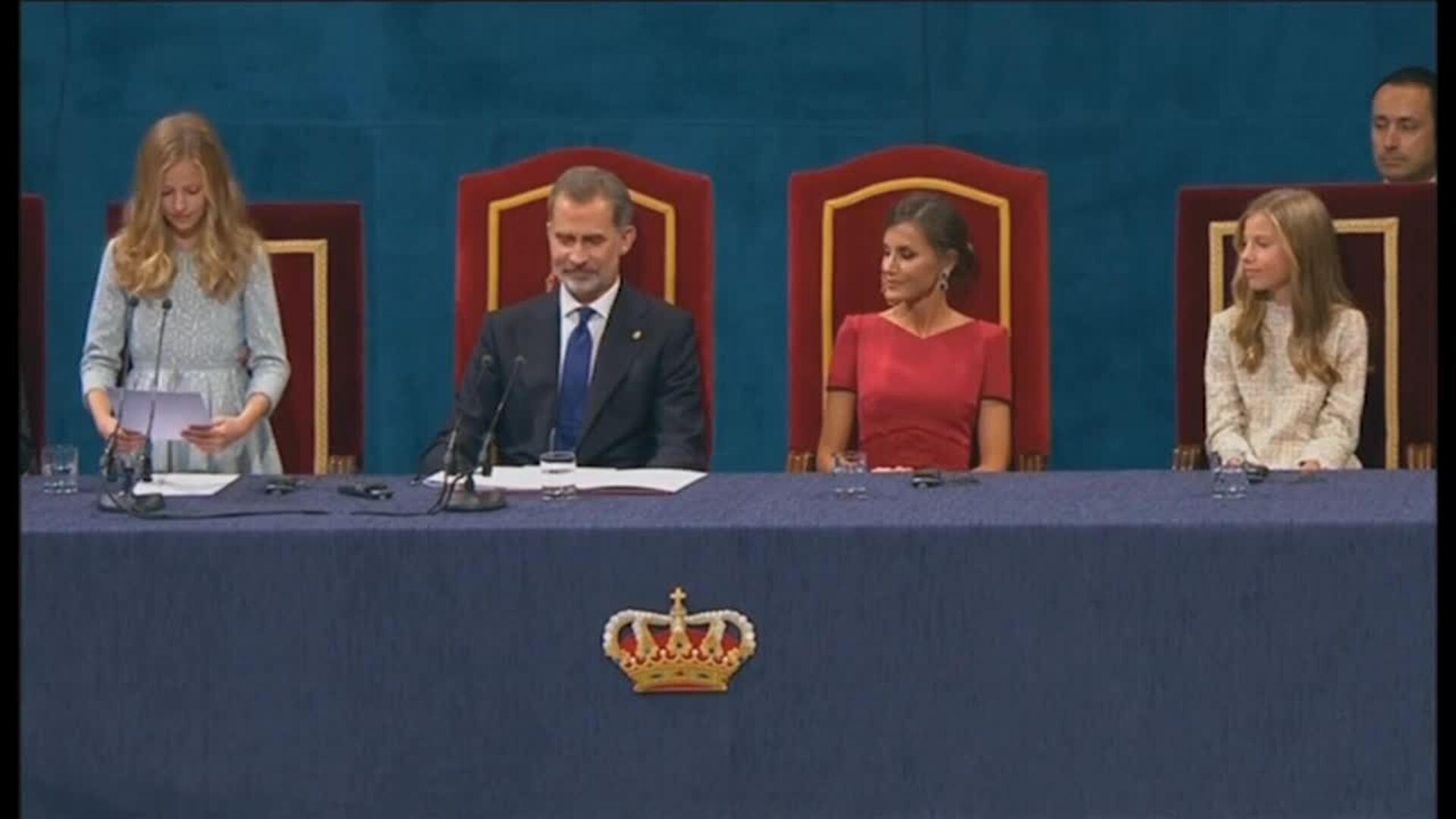 La princesa Leonor, comprometida con el &quot;esfuerzo de servir a España&quot;