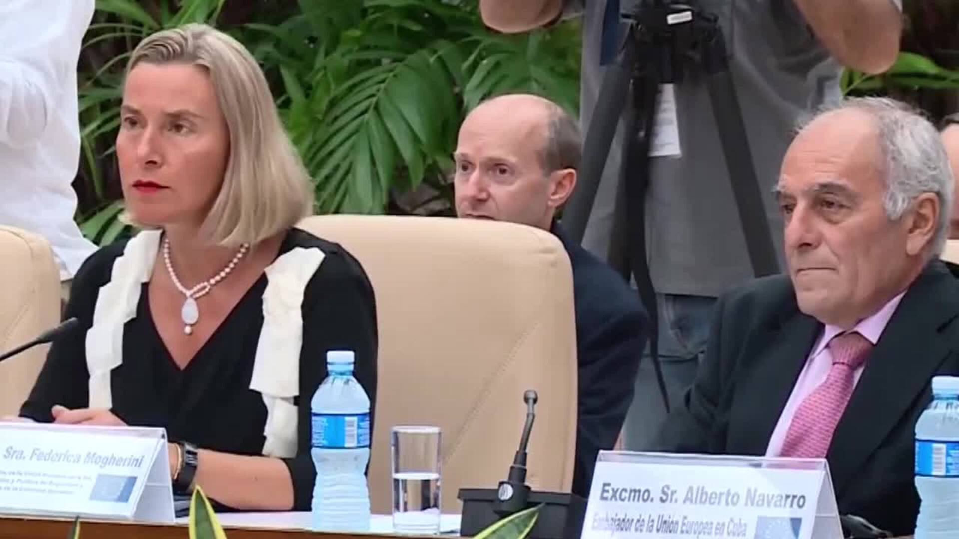 UE convoca a su embajador en Cuba por pedir a Biden acabar con el bloqueo