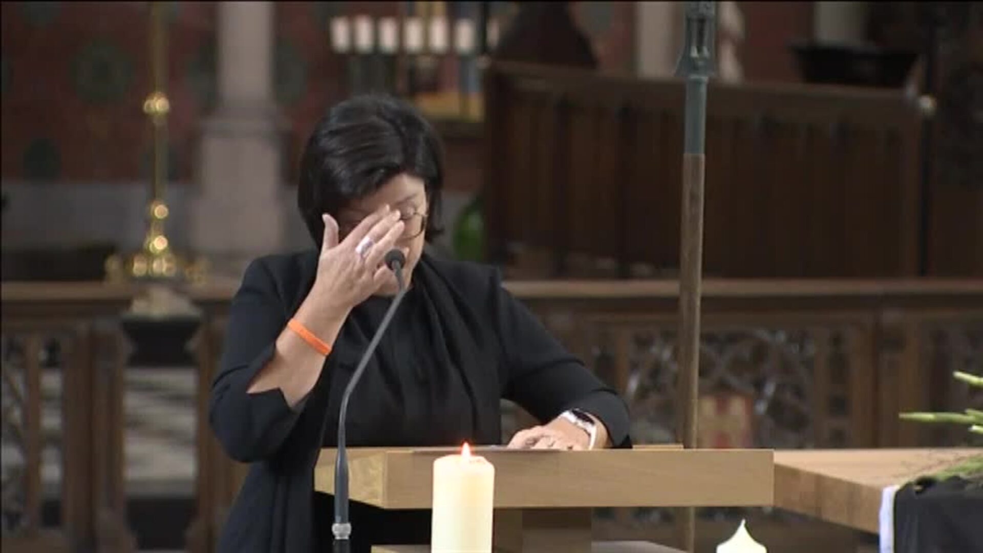 Se despiden del ciclista belga fallecido Bjorg Lambrecht en su funeral