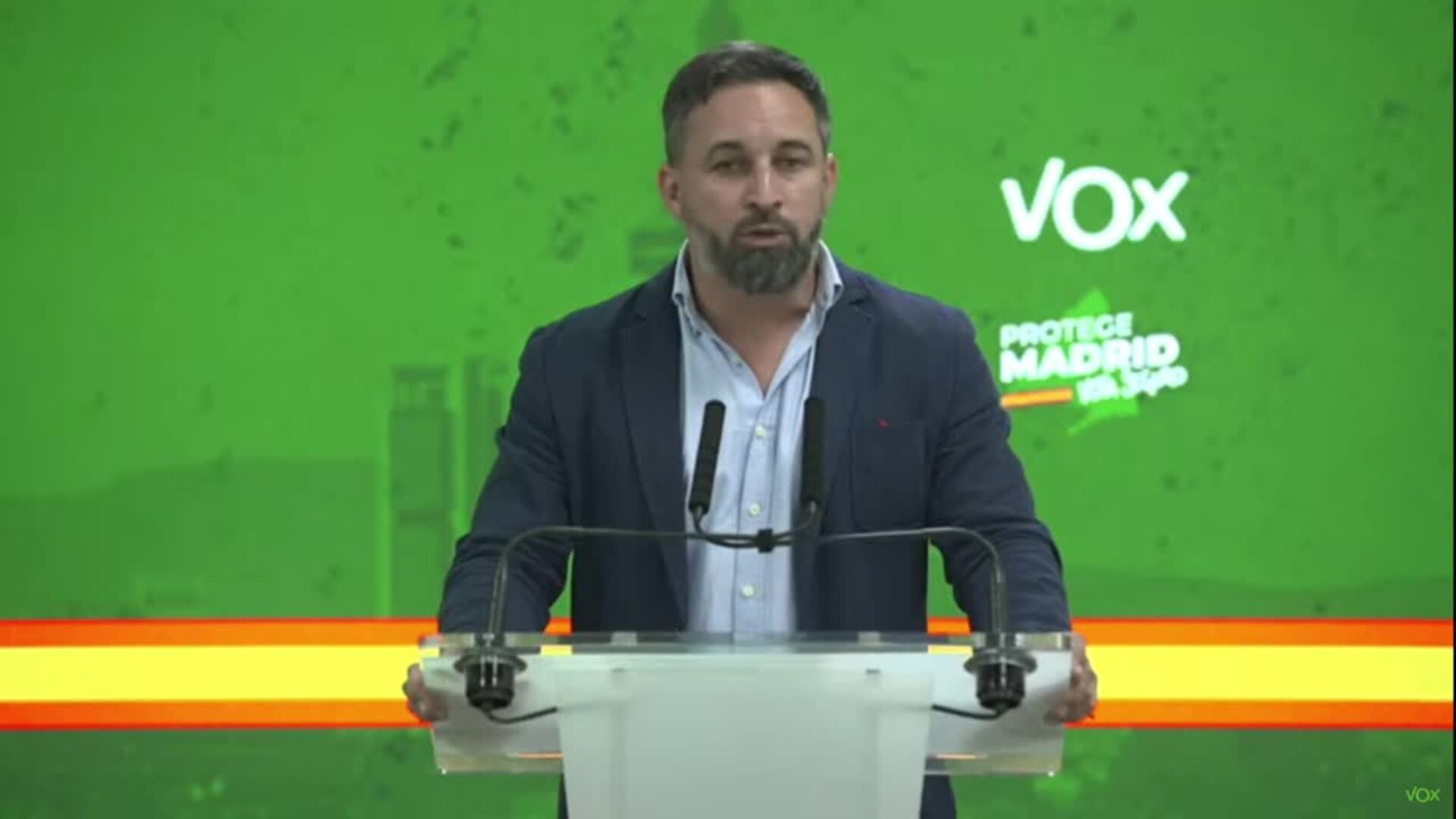 Abascal pide elecciones generales tras los resultados electorales en Madrid