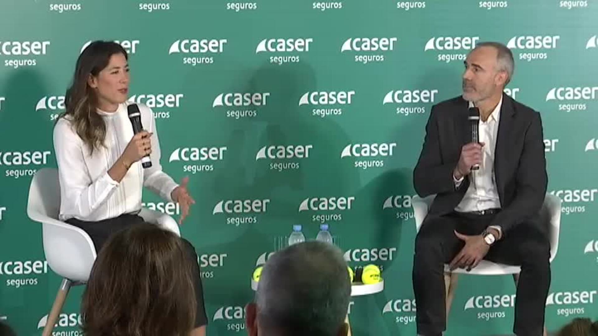 Garbiñe Muguruza: &quot;Rafa es un fuera de serie y Bautista lo ha hecho como un campeón con todo lo que le ha pasado&quot;