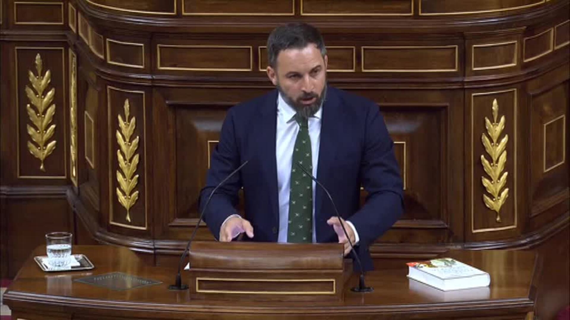 Abascal al Gobierno sobre la crisis del Open Arms: &quot;Obligan a trabajar el doble a los españoles para que esos ilegales reciban asistencia sanitaria gratuita&quot;