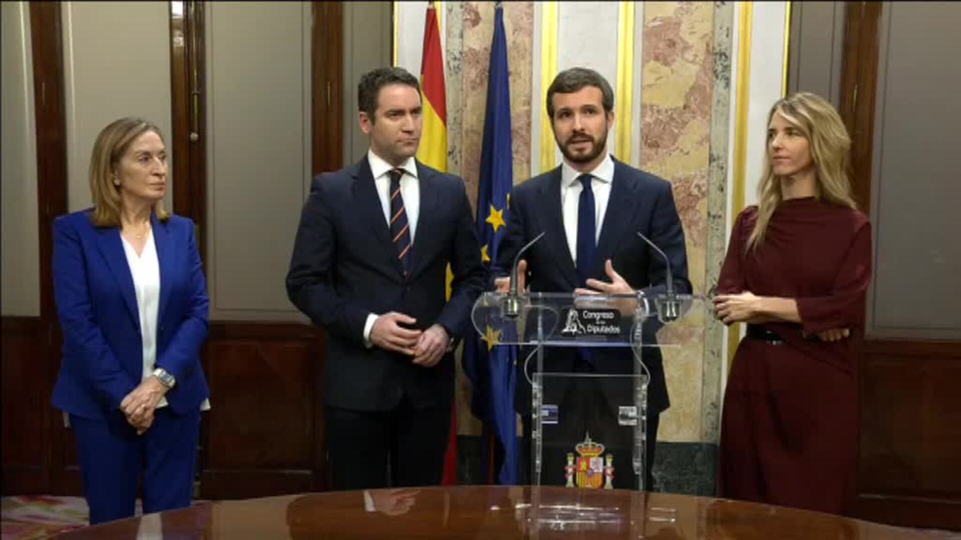 El PP solicitará la comparecencia de Sánchez en el Congreso para informar del caso de los ERE