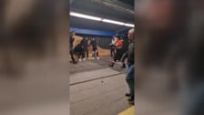 La reyerta multitudinaria en el metro de Batán en Madrid «no tiene nada que ver con bandas», según la delegada del Gobierno