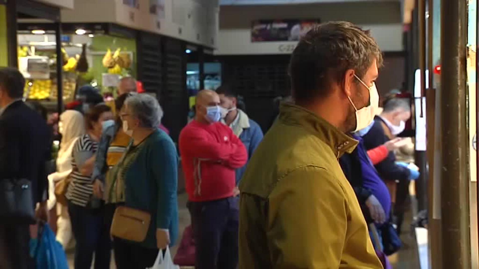 Desde hoy es obligatoria la mascarilla en el mercado de Chiclana
