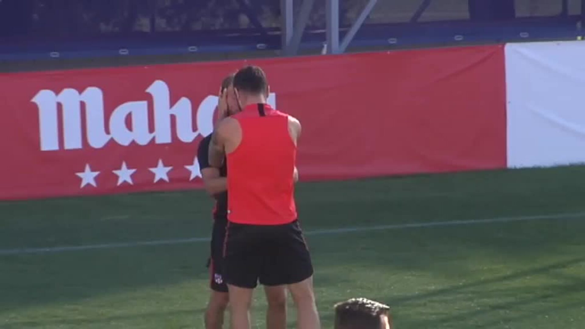 El Atlético se prepara para la Juventus