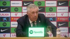 Ancelotti: "Nos faltaban cinco defensas"
