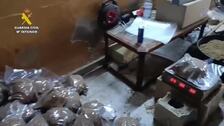 Desmantelan una fábrica clandestina de tabaco en una nave industrial de Mijas (Málaga)