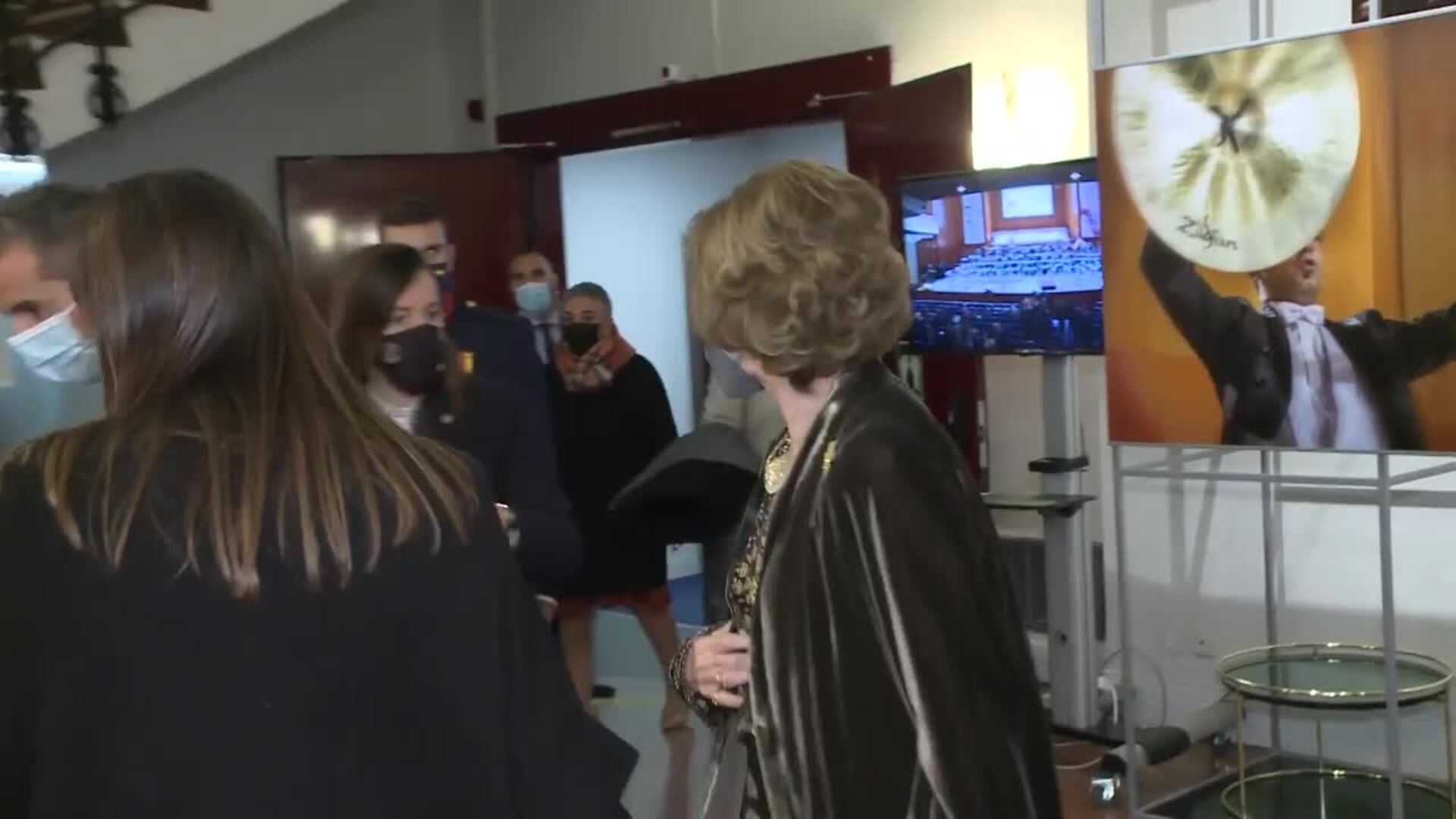 La reina Sofía, una vez más al lado de la música durante la ausencia de los Reyes en España