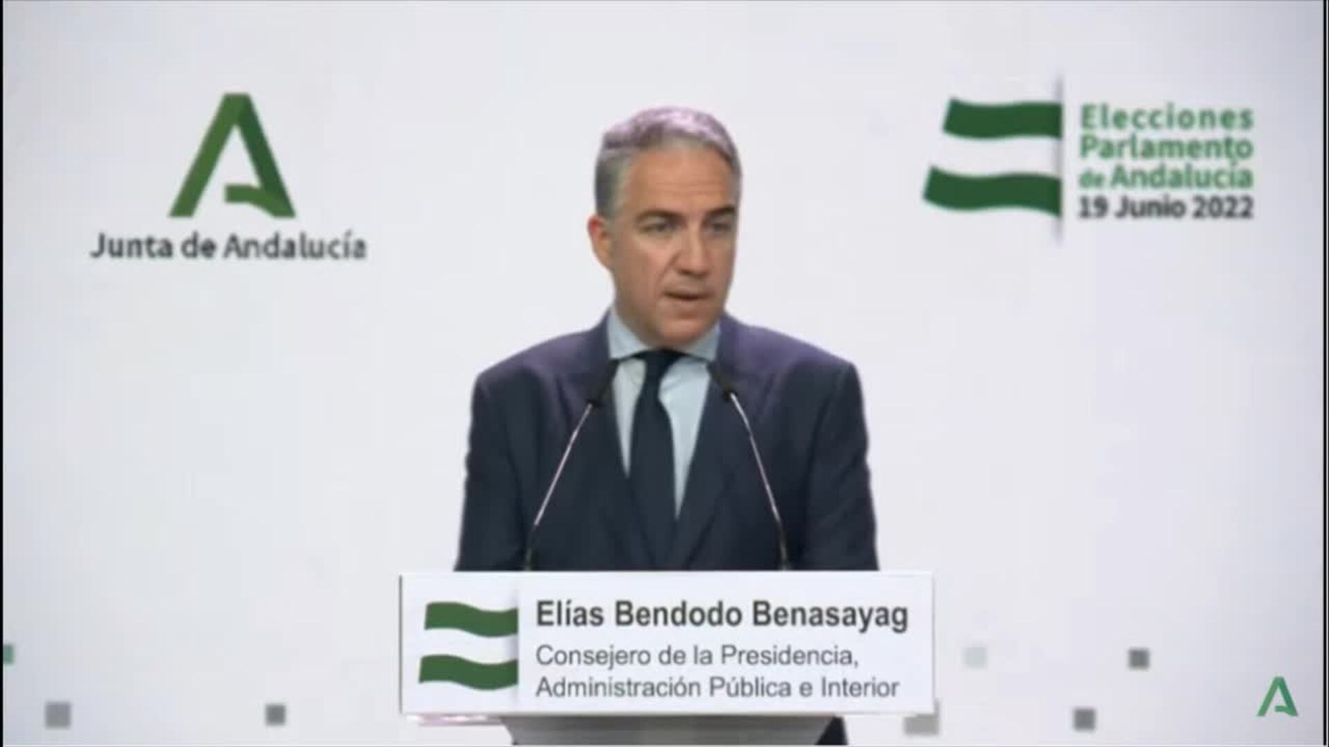 Bendodo informa con el 50% escrutado de la mayoría obtenida del PP