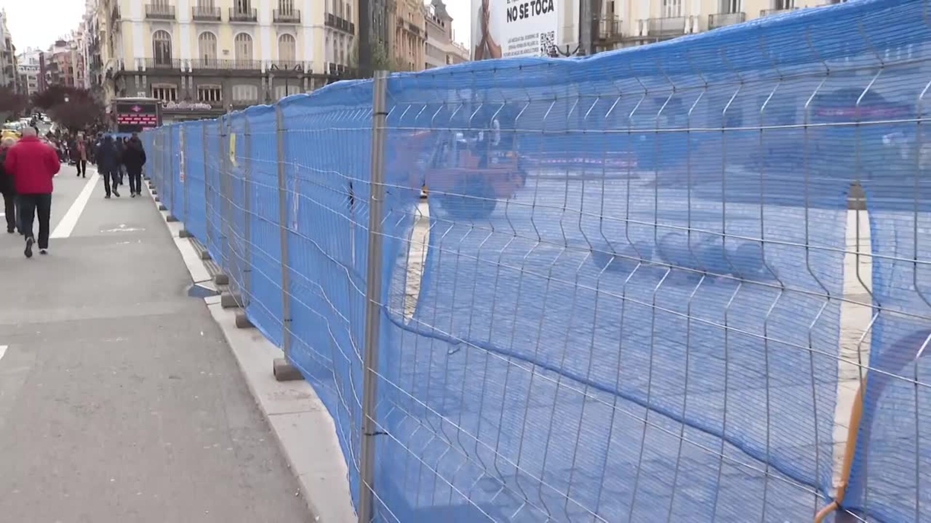 Comienzan las obras en la Puerta del Sol