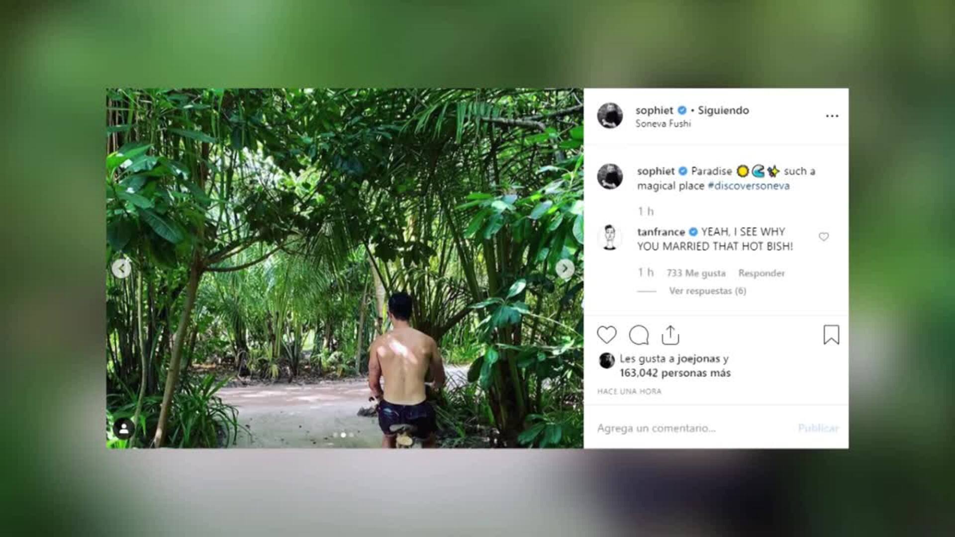 La luna de miel paradisíaca de Sophie Turner y Joe Jonas