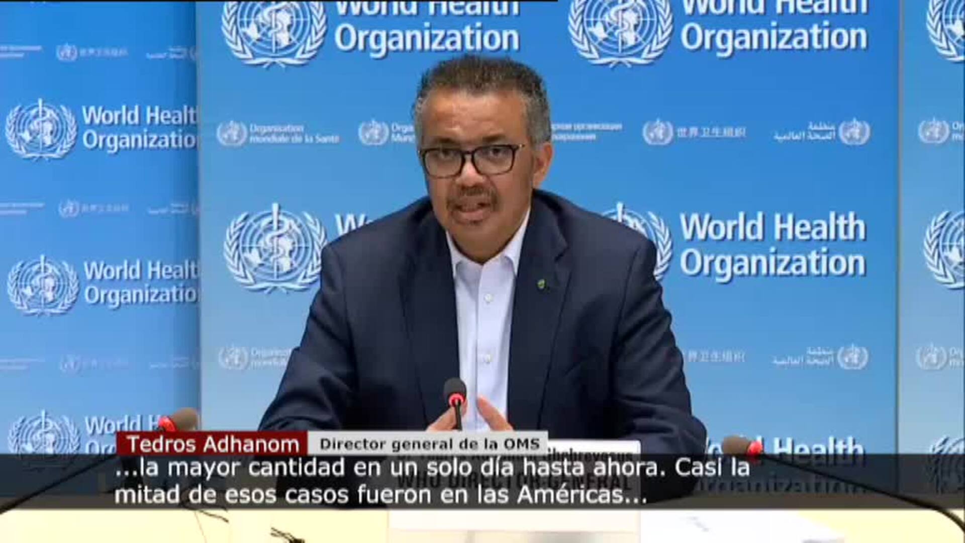 La OMS advierte de que &quot;la pandemia se está acelerando&quot;