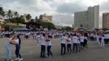 Cuba bate el récord mundial de bailadores simultáneos en rueda de casino
