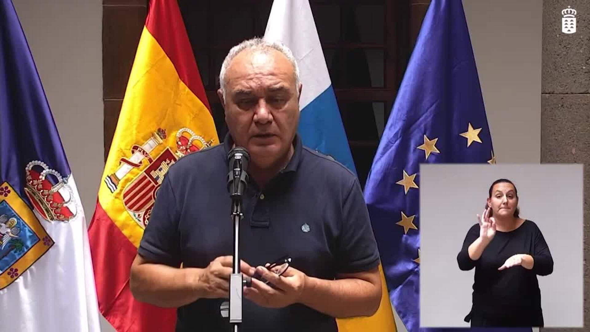 Ordenan la evacuación de varias zonas de Los Llanos debido al avance de la colada