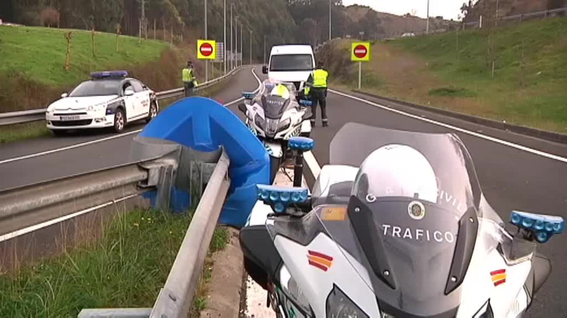 Controles a vehículos en la A-8 entre Cantabria y Bizkaia