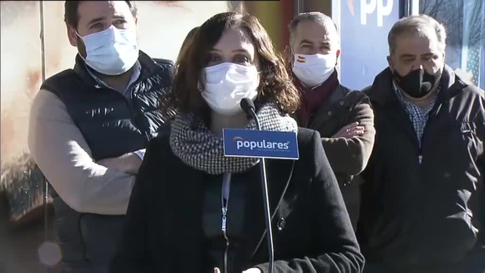 Díaz Ayuso a Sánchez: &quot;Ha permitido que el Aeropuerto de Madrid-Barajas se convierta en un coladero&quot;