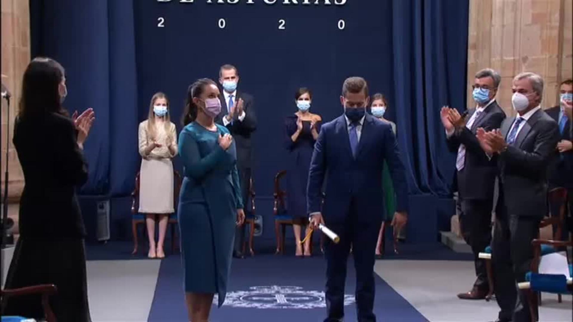 Atípica ceremonia de los Premios Princesa de Asturias