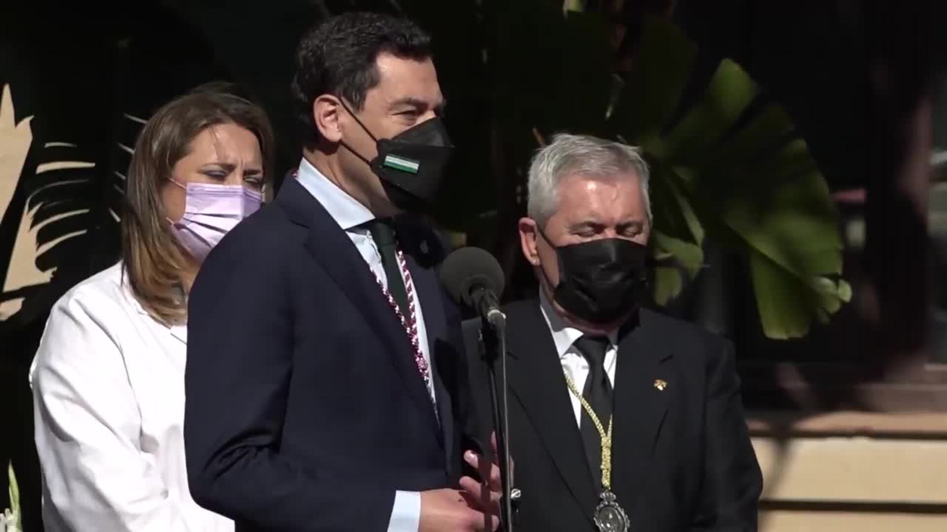 Alegría y esperanza en el homenaje del Cautivo al personal sanitario