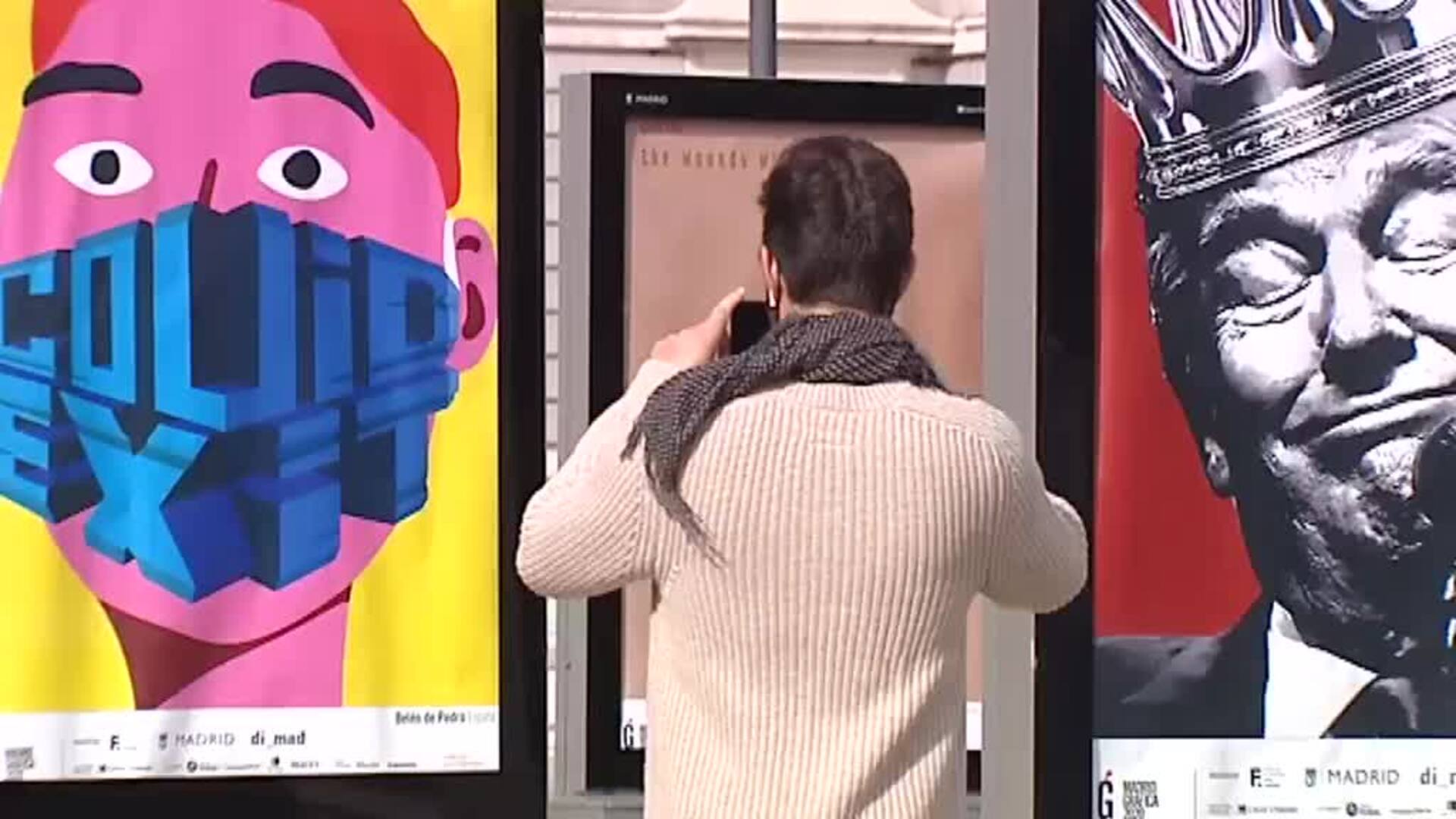 La exposición &quot;Madrid Gráfica&quot; reflexiona sobre la crisis de la COVID-19