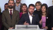 ERC no negociará la investidura hasta que el PSOE se pronuncie sobre la inhabilitación de Junqueras