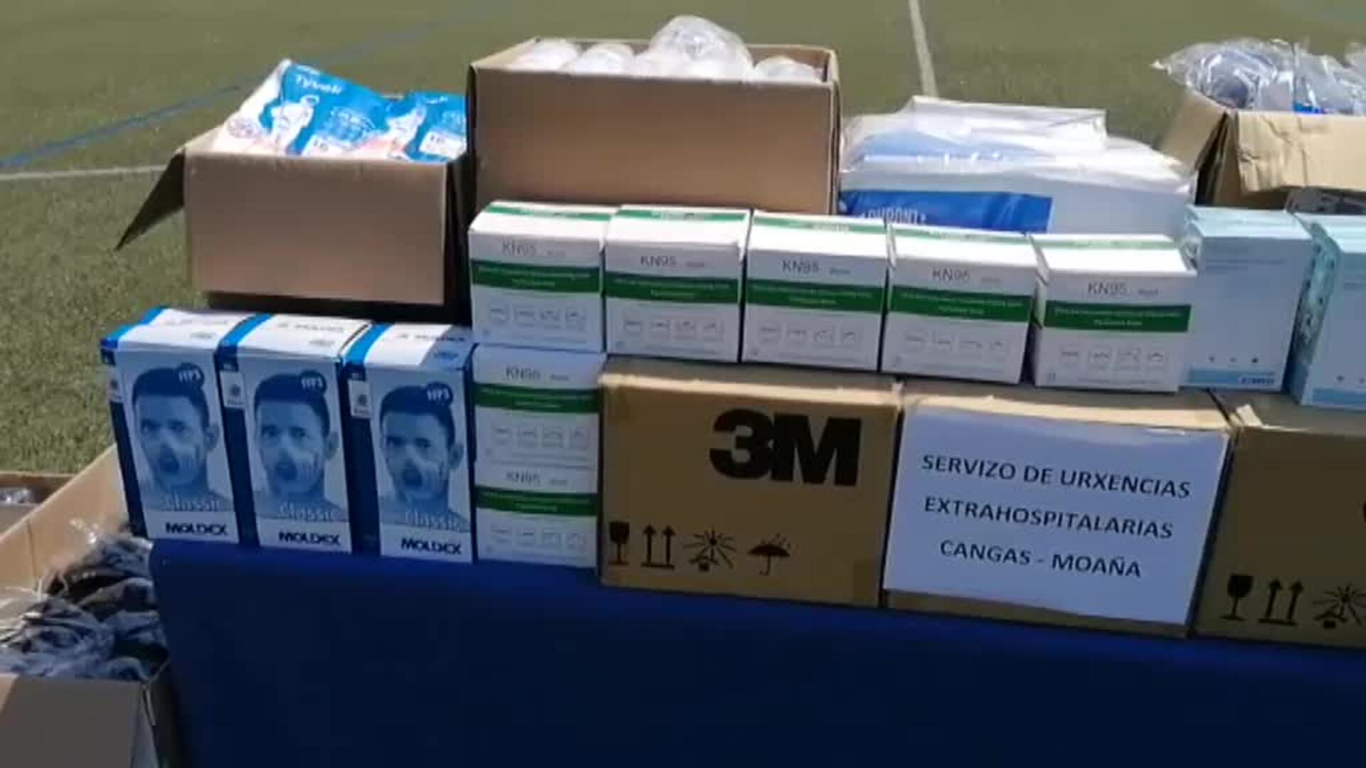 Aspas dona material sanitario contra el COVID- 19