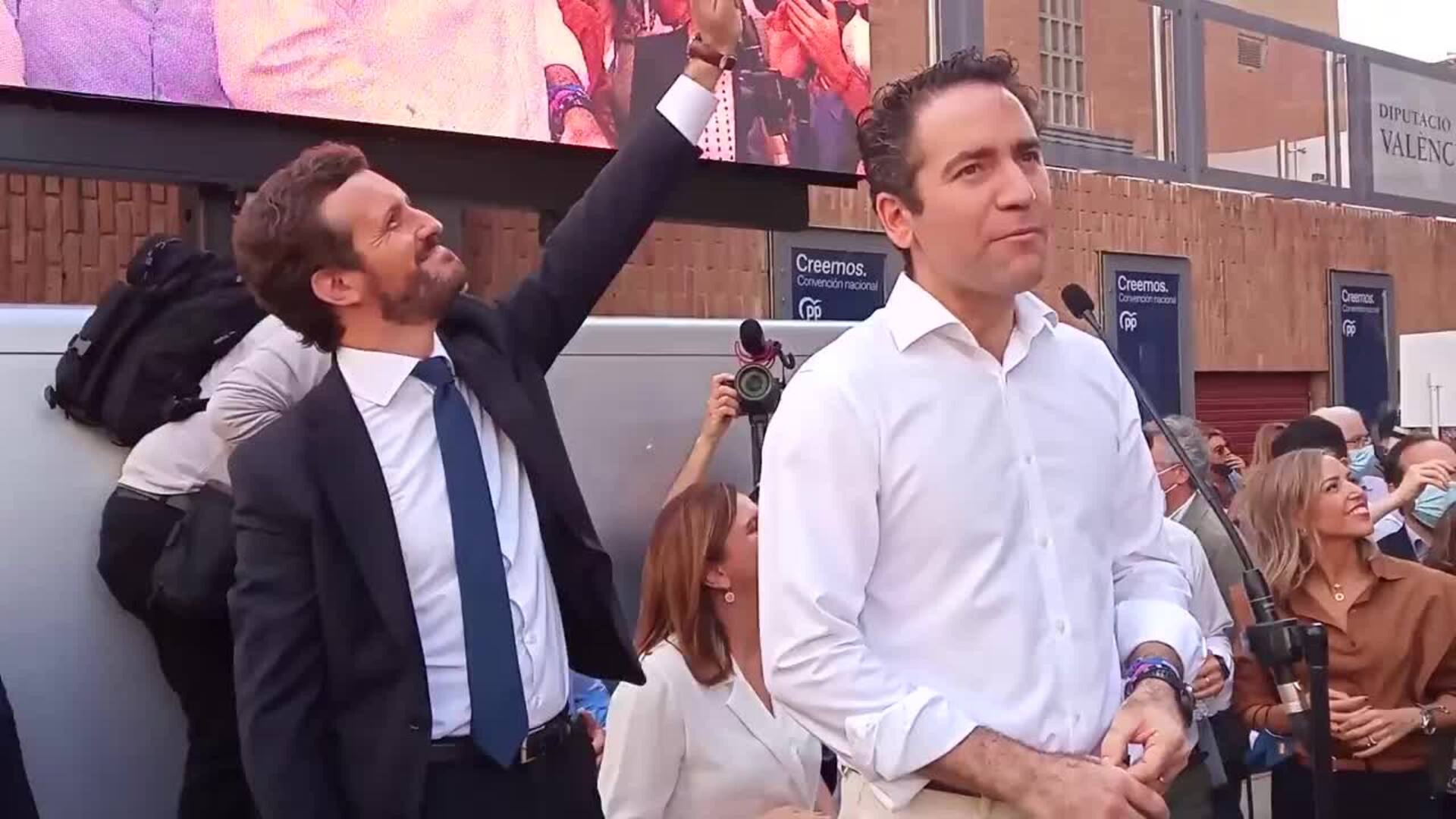 Egea a la militancia: &quot;Apoyar a Casado es la única solución del futuro de nuestro país&quot;