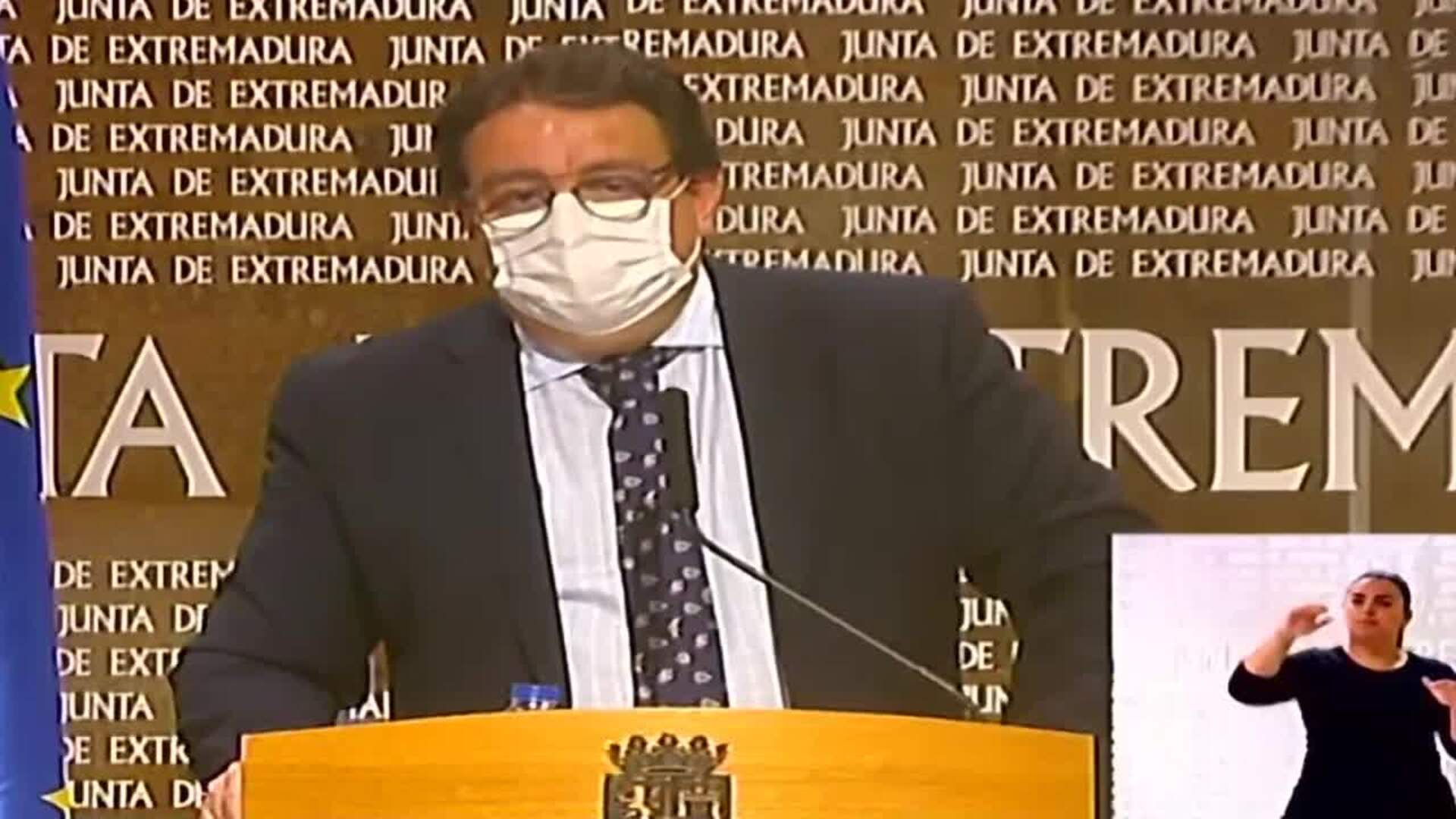 Vergeles avisa de un &quot;discreto repunte&quot; de casos en Extremadura