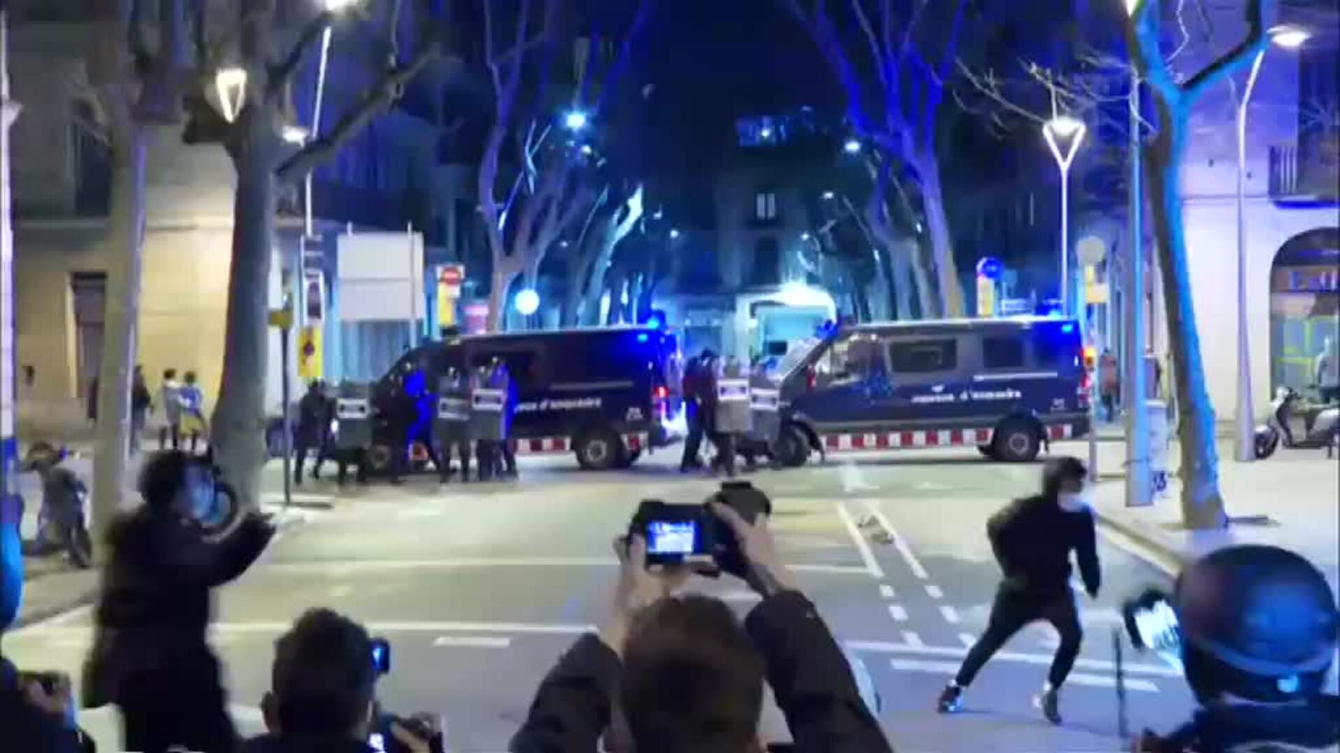 Nuevo sábado de protestas en Barcelona para pedir la libertad de Pablo Hasel