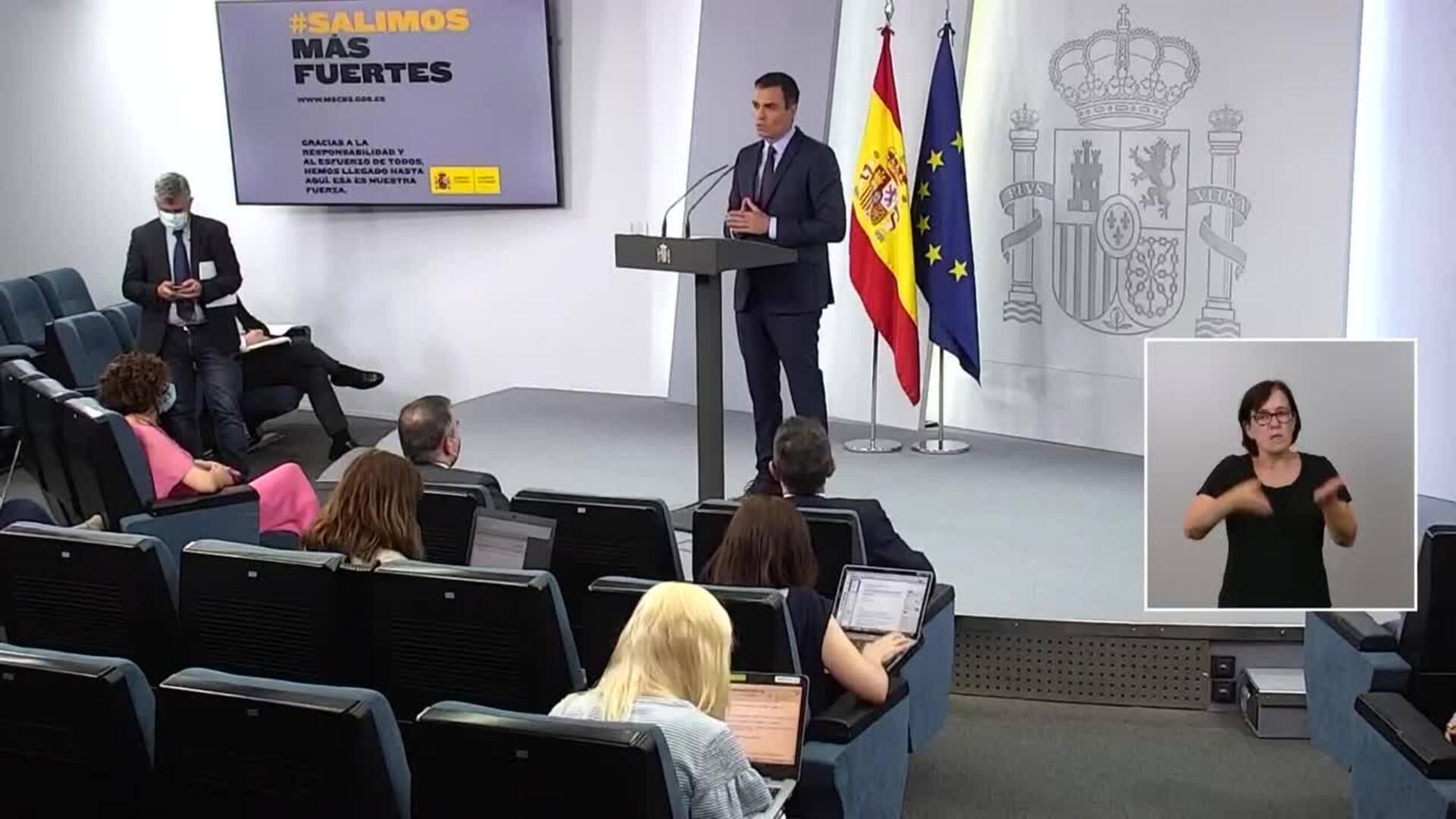 Sánchez defiende a la Casa Real y evita pronunciarse sobre el destino del Rey emérito