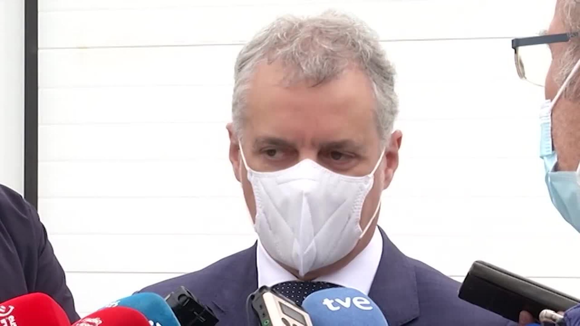 Urkullu dice que su decreto persigue ordenar lugares donde hay aglomeraciones