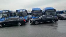 Los conductores de autobús en Seúl exigen más subida salarial